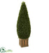 Silk Plants Direct Boxwood Cone Topiary Artificial Tree - Pack of 1