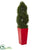 Silk Plants Direct Double Pond Cypress Spiral Artificial Tree - Pack of 1