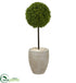 Silk Plants Direct Boxwood Ball Topiary Artificial Tree - Pack of 1