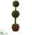 Silk Plants Direct Boxwood Double Topiary Artificial Tree - Pack of 1