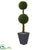 Silk Plants Direct Double Ball Boxwood Topiary Artificial Tree - Pack of 1