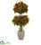 Silk Plants Direct Double Bougainvillea Topiary Artificial Tree - Pack of 1