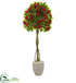 Silk Plants Direct Bougainvillea Topiary Artificial Tree - Pack of 1