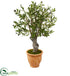 Silk Plants Direct Olive Artificial Tree - Pack of 1