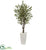 Silk Plants Direct Olive Artificial Tree - Pack of 1