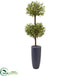 Silk Plants Direct Olive Double Tree - Pack of 1