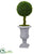 Silk Plants Direct Braided Boxwood Topiary Artificial Tree - Pack of 1