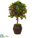 Silk Plants Direct Fuschia Artificial Tree - Pack of 1