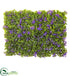 Silk Plants Direct Purple & Green Clover Mat - Pack of 1