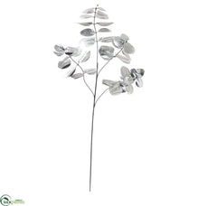 Silk Plants Direct Metallic Eucalyptus Artificial Plant - Gold - Pack of 24
