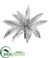 Silk Plants Direct Metallic Boston Fern Artificial Plant - Silver - Pack of 12