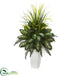 Silk Plants Direct Mixed River Fern and Dogtail Artificial Plant - Pack of 1
