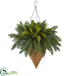 Silk Plants Direct Cycas Hanging Basket Artificial Plant - Pack of 1
