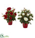Silk Plants Direct Rose Artificial Plant - Pack of 1