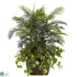 Silk Plants Direct Double Areca - Green - Pack of 1