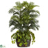 Silk Plants Direct Double Areca - Green - Pack of 1