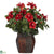 Silk Plants Direct Hibiscus - Red - Pack of 1