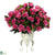 Silk Plants Direct Azalea - Pink - Pack of 1