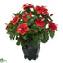 Silk Plants Direct Hibiscus - Red - Pack of 1