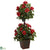 Silk Plants Direct Hibiscus Topiary - Pack of 1
