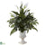 Silk Plants Direct Mixed Greens & Spathyfillum - Pack of 1