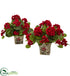 Silk Plants Direct Geranium Flowering - Pack of 1