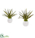 Silk Plants Direct Mini Aloe Succulent Artificial Plant - Pack of 1