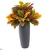 Silk Plants Direct Garden Croton Artificial Plant - Pack of 1