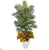 Silk Plants Direct Areca Palm and Croton Artificial Plant - Pack of 1
