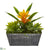 Silk Plants Direct Bromeliad and Agave Artificial Plant - Purple - Pack of 1