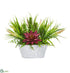 Silk Plants Direct Succulent and Grass Artificial Plant - Pack of 1