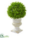 Silk Plants Direct Eucalyptus Artificial Ball Topiary - Pack of 1
