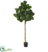 Silk Plants Direct Fiddle leaf fig Artificial Tree - Pack of 1