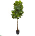 Silk Plants Direct Fiddle Leaf Artificial Tree - Pack of 1