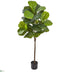 Silk Plants Direct Fiddle Leaf Artificial Tree - Pack of 1