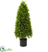 Silk Plants Direct Eucalyptus Topiary Artificial Tree - Pack of 1