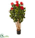 Silk Plants Direct Hibiscus Artificial Tree - Pack of 1