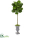 Silk Plants Direct Fiddle Leaf Artificial Tree - Pack of 1