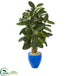 Silk Plants Direct Artificial Rubber Tree - Pack of 1