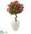 Silk Plants Direct Azalea Artificial Topiary Tree - Pack of 1