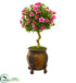 Silk Plants Direct Azalea Artificial Topiary Tree - Pack of 1