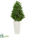 Silk Plants Direct Bay Leaf Cone Topiary Artificial Tree - Pack of 1