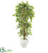 Silk Plants Direct Elegant Ficus Artificial Tree - Pack of 1