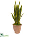 Silk Plants Direct Sansevieria Artificial Plant - Pack of 1