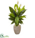 Silk Plants Direct Spathiphyllum Artificial Plant - Pack of 1