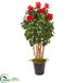 Silk Plants Direct Hibiscus Artificial Tree - Pack of 1