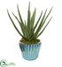 Silk Plants Direct Aloe Artificial Plant - Pack of 1