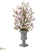 Silk Plants Direct Magnolia Artificial Arrangement - Mauve White - Pack of 1
