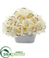 Silk Plants Direct Cymbidium Orchid Artificial Arrangement - Cream - Pack of 1