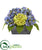 Silk Plants Direct Hydrangea Artificial Arrangement - Pack of 1